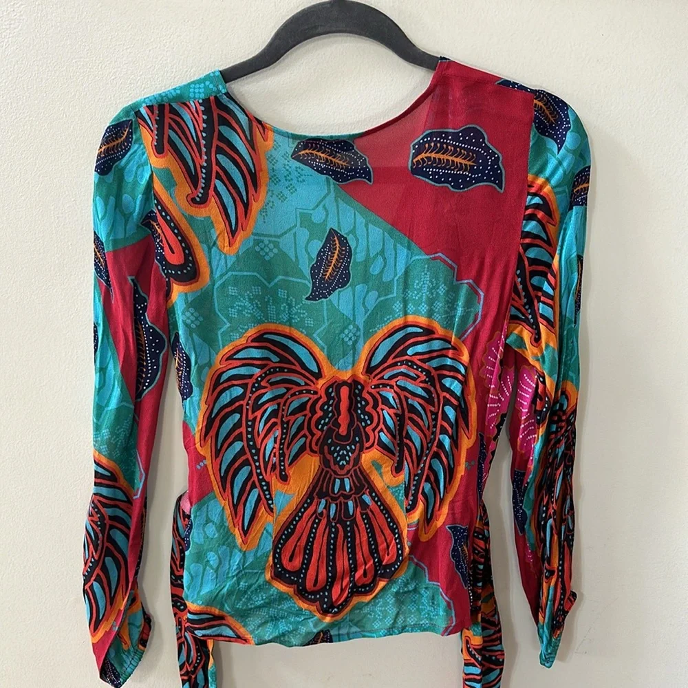 Anthropology Wrap Top - Picture 2 of 4